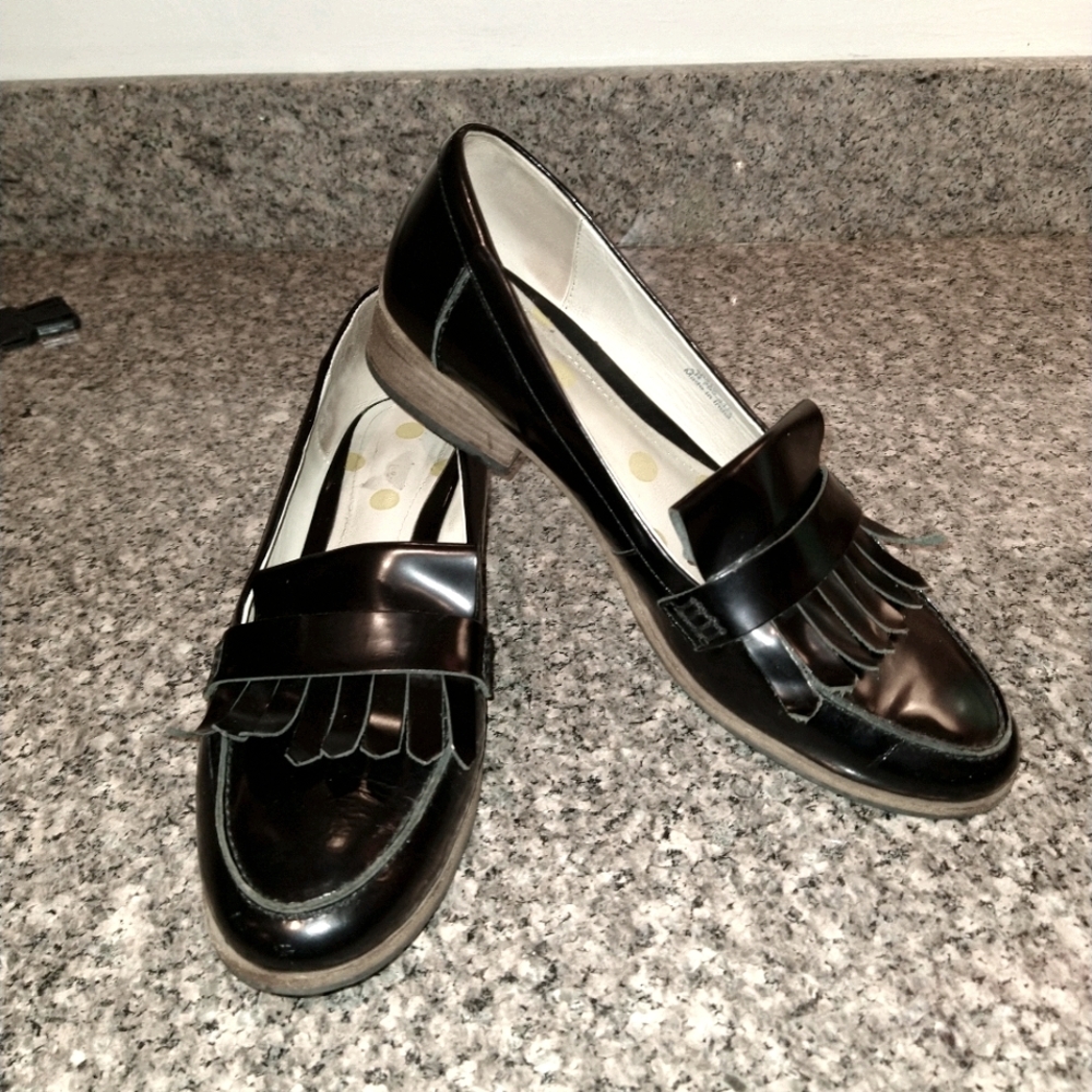 Boden 41.5 Classic Black Loafers